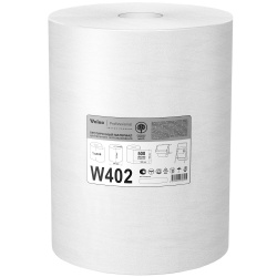 картинка W402 Veiro Professional Premium Протирочный нетканый материал в рулоне 1сл 500л 170м, белый от магазина Одежда+