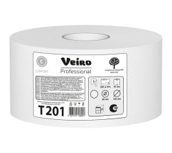 картинка T201 Veiro Professional Comfort Туалетная бумага в средних рулонах 1сл, 200м (12шт/кор) от магазина Одежда+